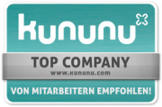 Kununu Top Company - Von Mitarbeitern empfohlen